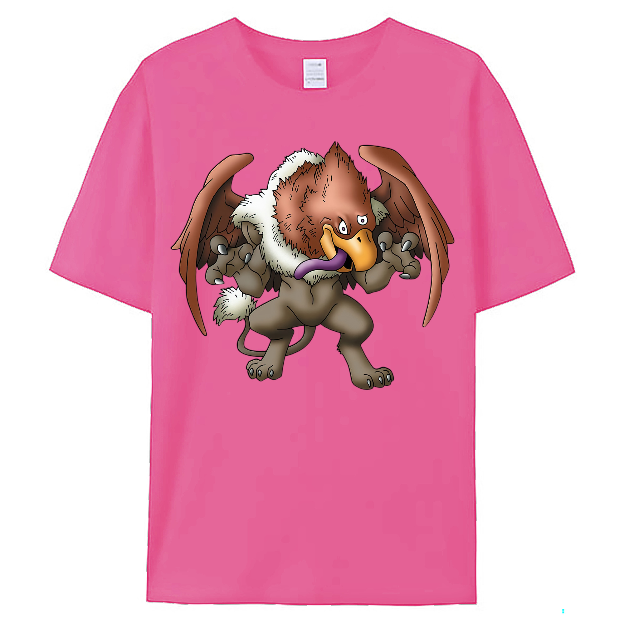 （画像用） ドラゴンクエスト Doragon Kuesuto Dragon Quest レディースカジュアルプリントTシャツ（綿100％）